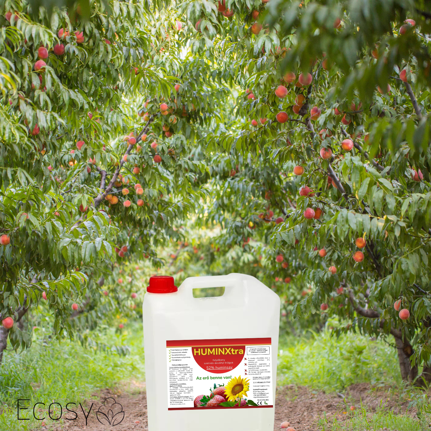 HUMINXtra kanna HUMINXtra 5L huminsav oldat mezőgazdasági felhasználásra