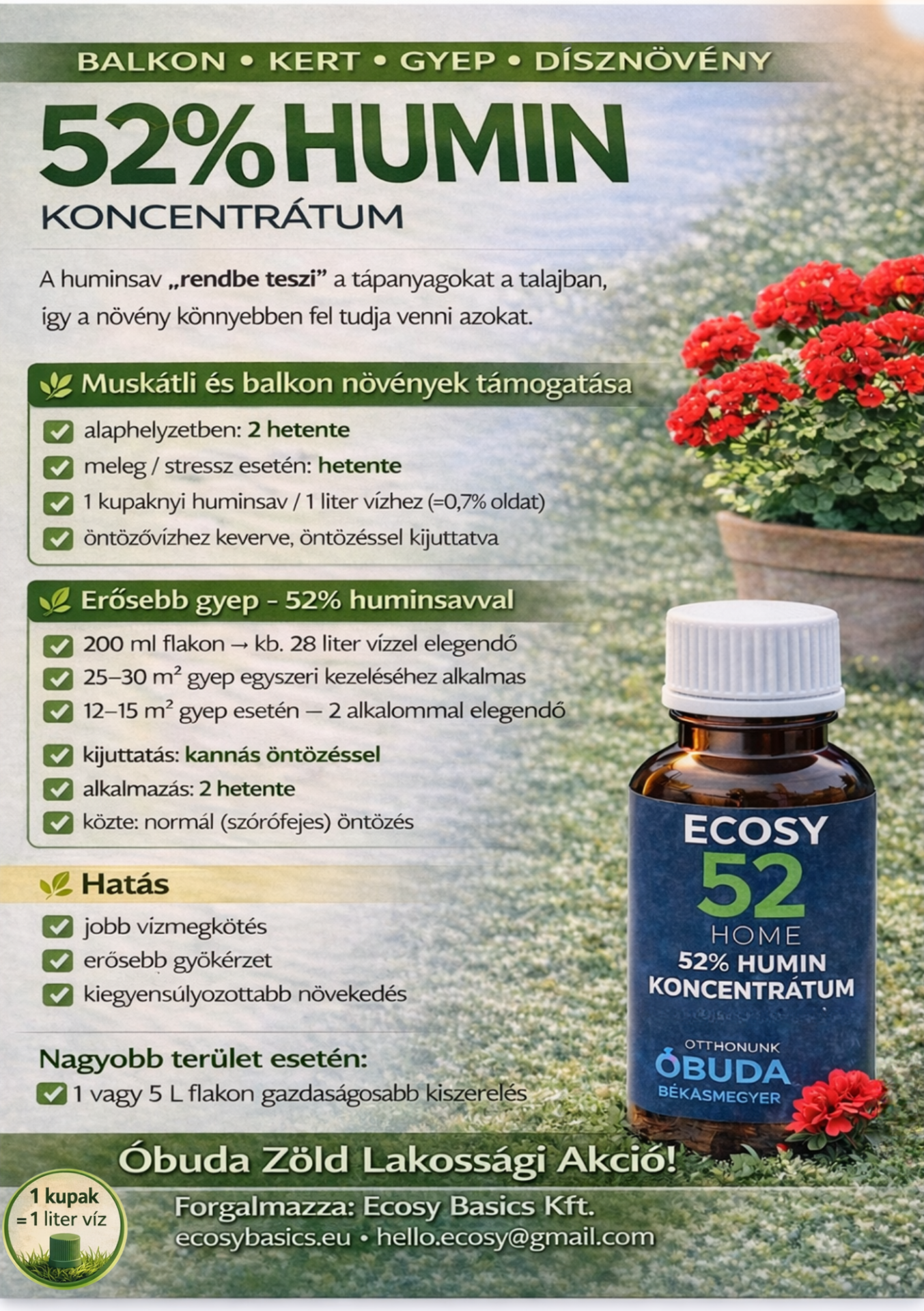 Óbudai lakossági program – szórólap