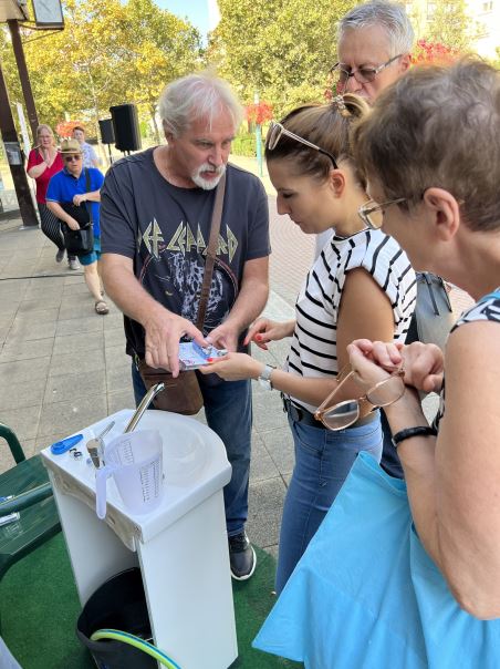 Lakossági bemutató a víztakarékosságról